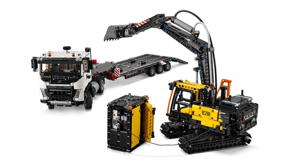 LEGO® Volvo FMX truck & EC230 elektrische graafmachine